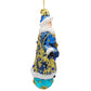 Bellissimo Glass Celestial Santa Ornament