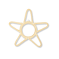 Rattan Star Wall Mirror – Boho & Space Kids Room Decor - Celestial Theme - Universe theme kids room