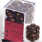 ST-Hobby cHX27619 Scarab 16 Mm D6 Dice Block - Blue Blood & gold