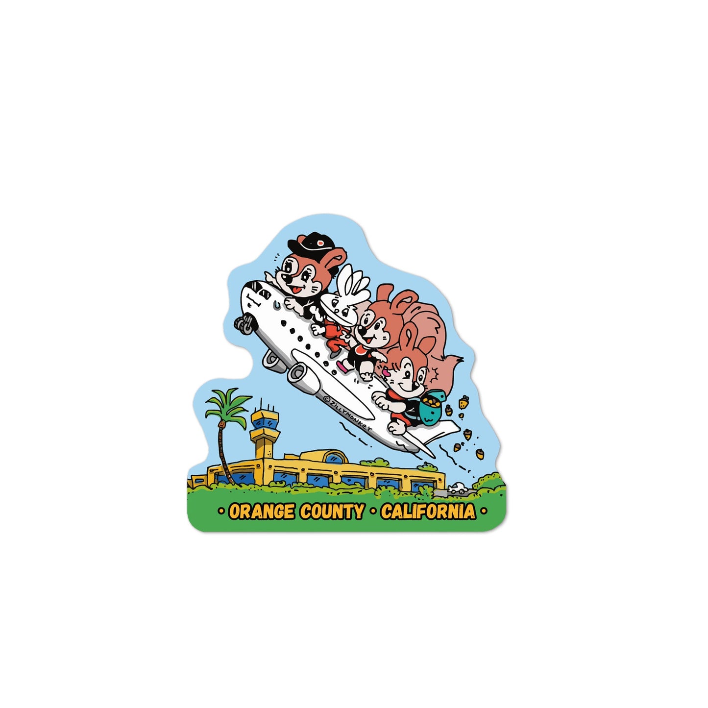 ZillyTales Sticker - Runway Rumble, Orange County Edition