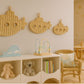 Dreamy Submarine Rattan Wall Décor