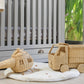 Rattan Toy Helicopter – Handcrafted Boho Pretend Play Toy for Kids | Montessori Airplane Nursery Decor