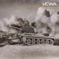 T-34-85 Tank — Mechanical Wooden Model, 965 Pieces