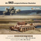 T-34-85 Tank — Mechanical Wooden Model, 965 Pieces