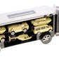 Military Transport Car Carrier With 6 Army Cars