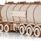 Tank Semitrailer for Road King — Mechanical Wooden Model, 251 Pieces