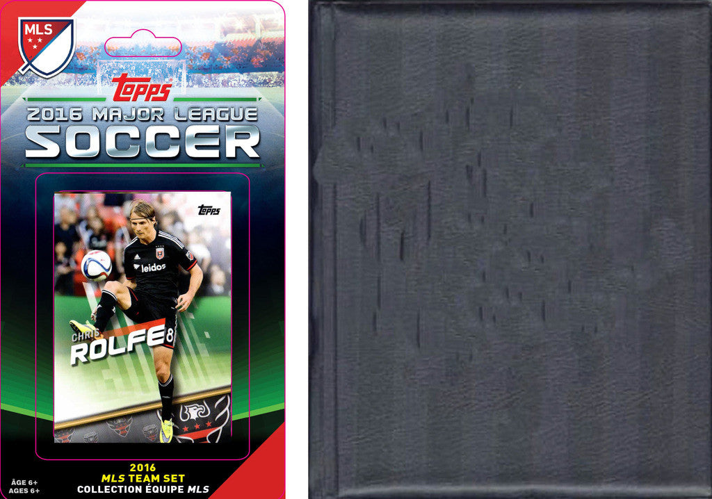 Mls D.C. United Licensed 2016 Topps Team Set And Storage Album