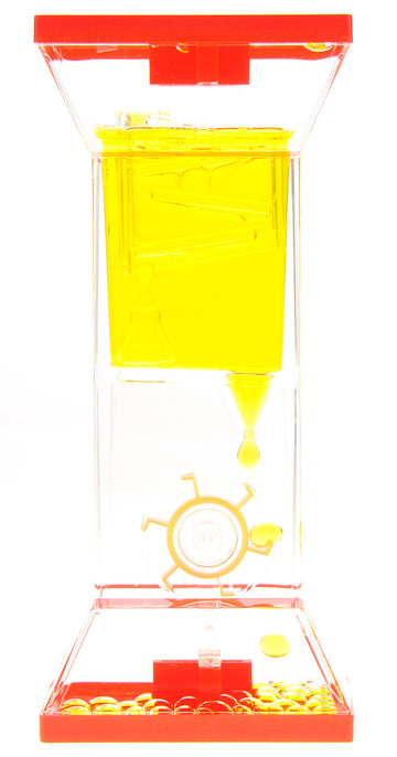Az Trading & Import Tg02-Yellow Liquid Motion Bubbler, Multicolor