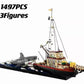 Jaws Building Blocks Set 21350 – Relive the Terror of Amity Island!