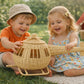 Rattan Toy Helicopter – Handcrafted Boho Pretend Play Toy for Kids | Montessori Airplane Nursery Decor