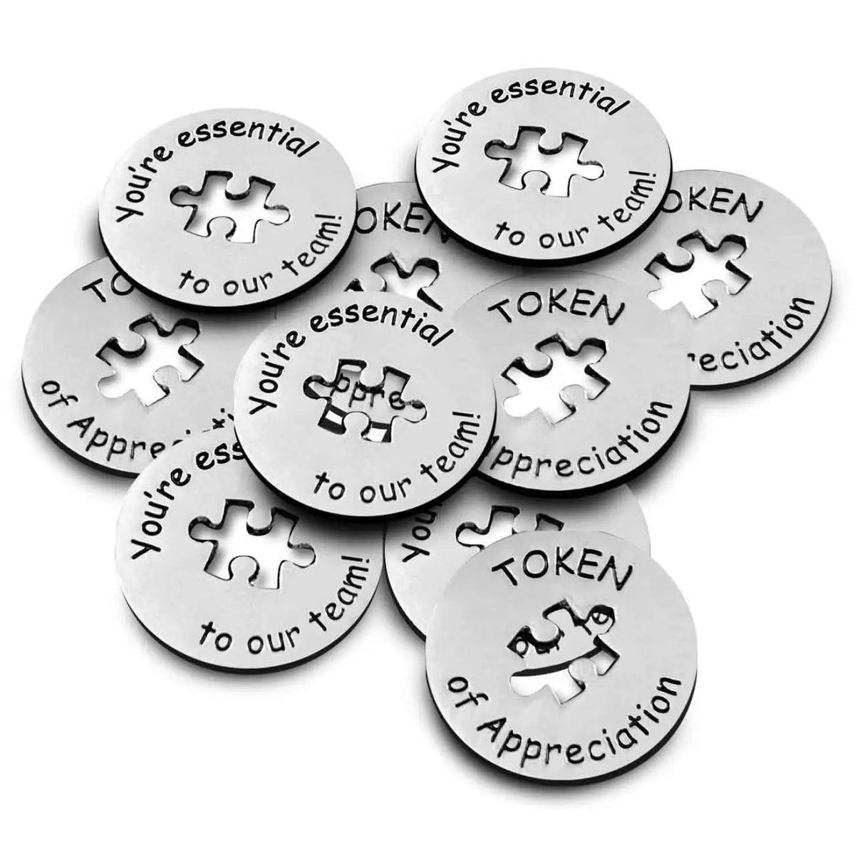 Token of Appreciation - PUZZLE Token & Card (10/set)