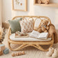 The Heirloom Doll Couch | Boho Montessori Doll Furniture | Eco-Friendly Pretend Play Sofa for Dolls