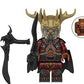 White hair Elder Predator Custom Minifig
