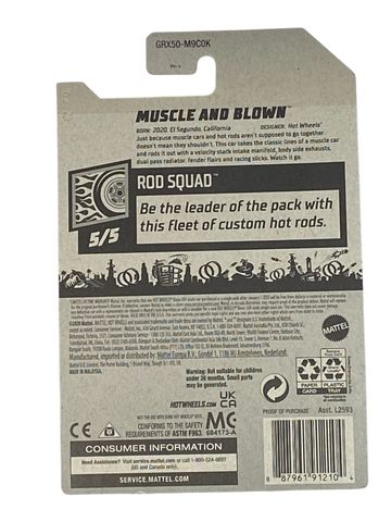 Hot Wheels Muscle and Blown | Rod Squad Series 5/5