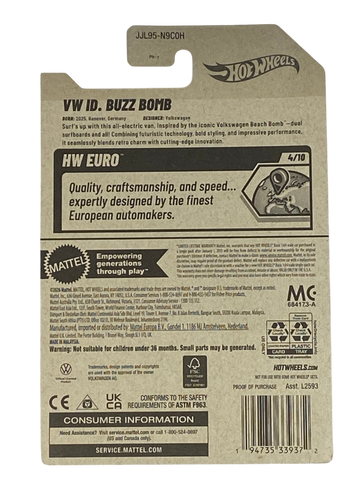 Hot Wheels VW ID. Buzz Bomb | Euro Series 4/10