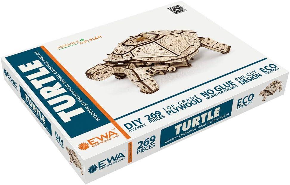 Turtle — Mechanical Wooden Model, 269 Pieces