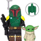 Boba Fett with Grogu Custom Minifigure Set