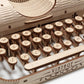 Typewriter — Mechanical Wooden Model, 453 Pieces