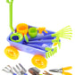 Garden Wagon & Tools Toy Set