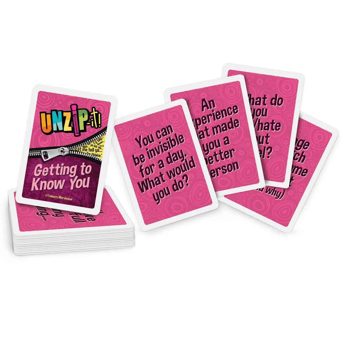 UNZIP-it! Set Conversation Starters
