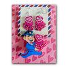 Valentine's Happy Mail Brooch & Earrings Set by 50's Vintage Dame x Lipstick & Chrome