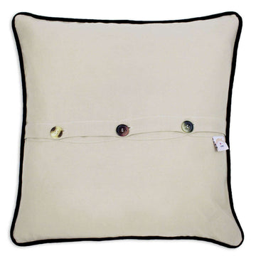 Vancouver Hand-Embroidered Pillow by CatStudio