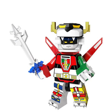 Lion Mech Defender Custom Minifig