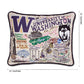 Washington, University of Collegiate Embroidered Pillow by CatStudio
