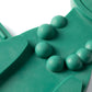 The Little Bamber - Green - Natural Rubber & Baltic Amber Teething Toy