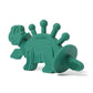 Dibly - Green - Baltic Amber & Natural Rubber Dinosaur Teether with Toothbrush Tail