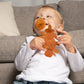 Dibly Amber - Baltic Amber & Natural Rubber Dinosaur Teether with Toothbrush Tail