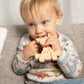 The Little Bamber - Pink - Natural Rubber & Baltic Amber Teething Toy