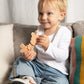 The Little Bamber - Pink - Natural Rubber & Baltic Amber Teething Toy