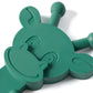 The Little Bamber - Green - Natural Rubber & Baltic Amber Teething Toy