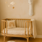 Rattan Giraffe Wall Decor – Boho Nursery & Kids Room Wall Art | Handmade Safari Animal Decor