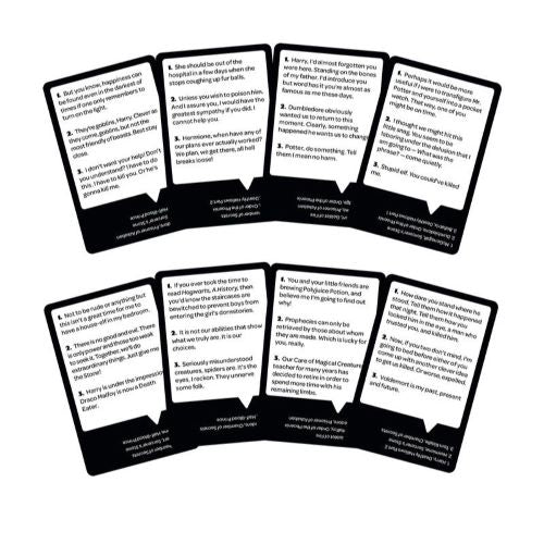 Who Says? Card Game Harry Potter Edition