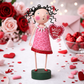 Wild About You Valentine's Day Collectible Figurine by Lori Mitchell