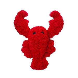 Multipet's Look Who's Talking Plush Lobster Dog Toy, 7.5-Inch
