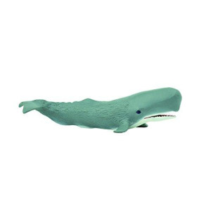 Safari Ltd Safari Sea Life Sperm Whale Realistic Hand-Painted Toy Figurine Model For Ages 3 And Up