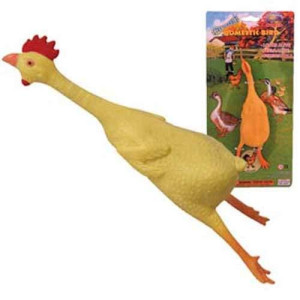 Schylling Rubber Chicken 7.5 Inch Stretchy Toy