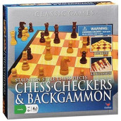 Cardinal Industries Chess/Checkers and Backgammon Set