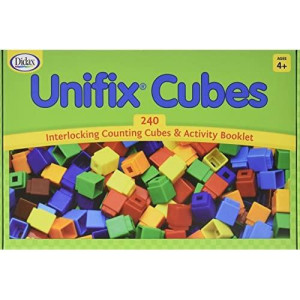 Didax Educational Resources Unifix Cubes for Pattern Building Set (240 Pack)