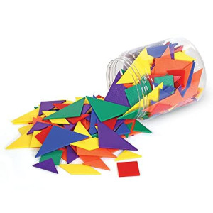 Learning Resources Classpack Tangrams, Set of 30, 6 Colors