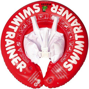 Fred's Swim Academy Toddler SwimTrainer Classic with Safety Straps - Red (3 months - 4 years)