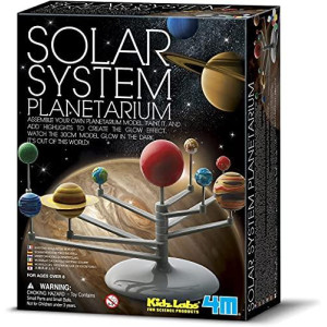 4M Solar System Planetarium - DIY Glow In The Dark Astronomy Planet Model Stem Toys Gift for Kids & Teens, Girls & Boys, Model:3427