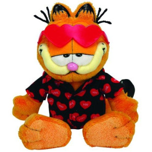 Ty Beanie Babies Happy Valentines Day - Garfield Beanie Baby - Retired