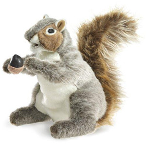 Folkmanis Gray Squirrel Hand Puppet, 1 EA