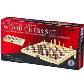 John N. Hansen Classic Game Collection Wood Chess Set