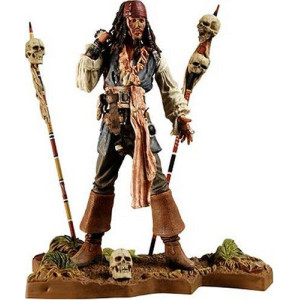 NECA Pirates of the Caribbean Dead Mans Chest Series 3 Cannibal Jack Sparrow Action Figure