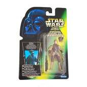 Kenner Star Wars The Power of The Force Princess Leia in Boushh disguise with Green Holo Card